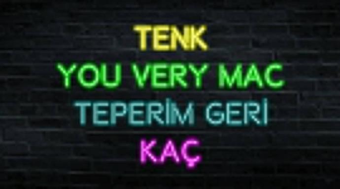 KScanlar en sevdiği neon yazıları paylaşabilir mi?
