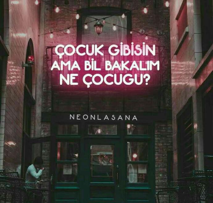 KScanlar en sevdiği neon yazıları paylaşabilir mi?