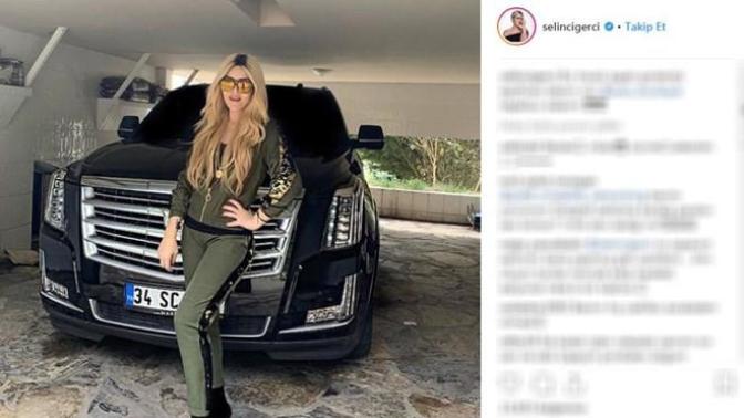 Selin Ciğerci babasının hediye ettiği 1,5 Milyon TL değerinde olan cip ile fotoğraf çekildi. Sizce yaptığı yerinde bir hareket mi?