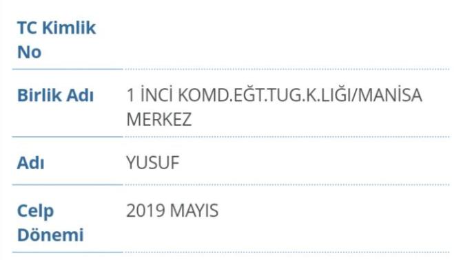 Manisa 1. Komando eğitim tugayı bilgisi olan var mı?
