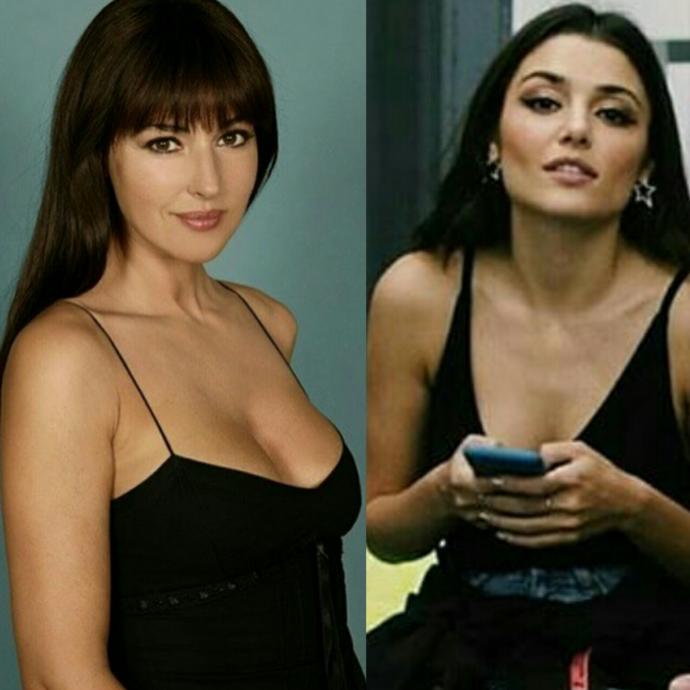 Monica Belluci mı daha güzel, çekici Hande Erçel mi?