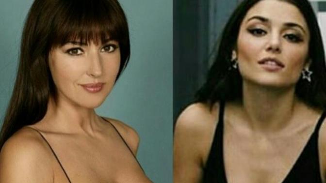 Monica Belluci mı daha güzel, çekici Hande Erçel mi?