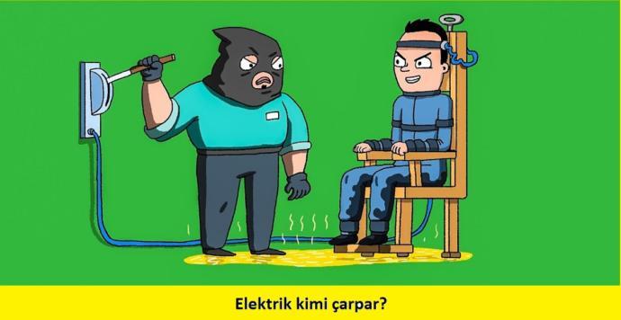 Elektrik ikisini de çarpar mı?