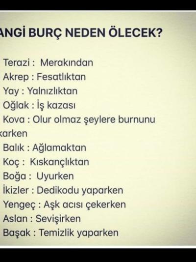 Burclar nasil ölecek?