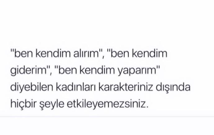Ayakları üzerinde durabilen kadını nasıl etkilersiniz?