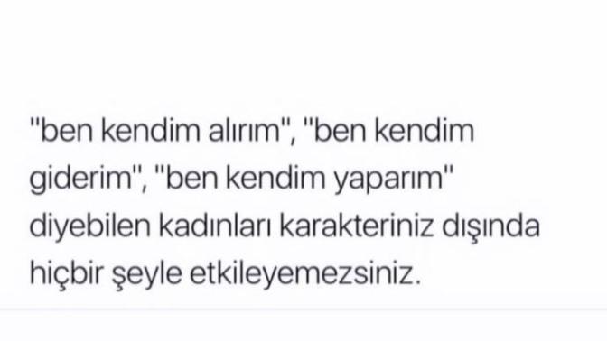 Ayakları üzerinde durabilen kadını nasıl etkilersiniz?