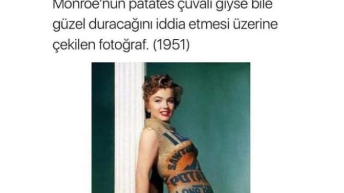 Güzel kadın çuval giyse yakışırmı?