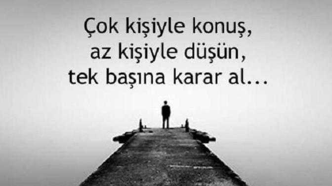 Aldığınız bir karar iyi de olsa kötü de olsa arkasında durur musunuz?