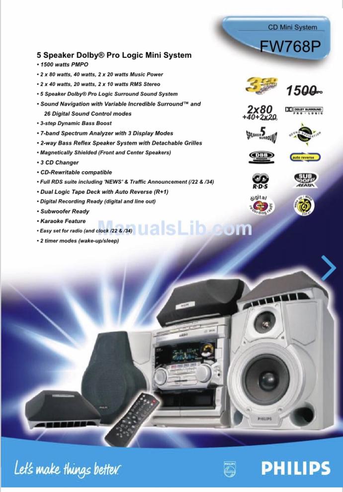 PHILIPS FW 768P MİNİ SİSTEM MÜZİK SETİ?