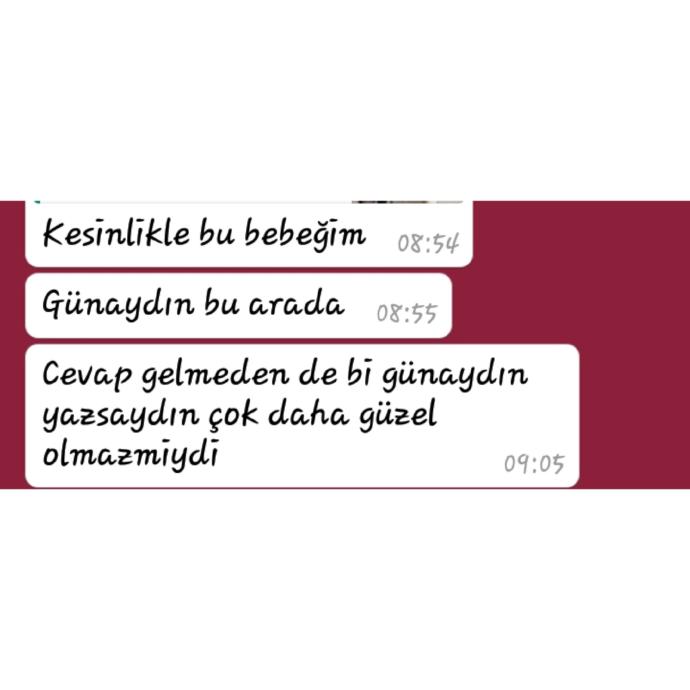 Günaydın mesajı ondan bekliyorum yaptığna bak sizce çok nazlı değil mi yoksa suç bende mi?