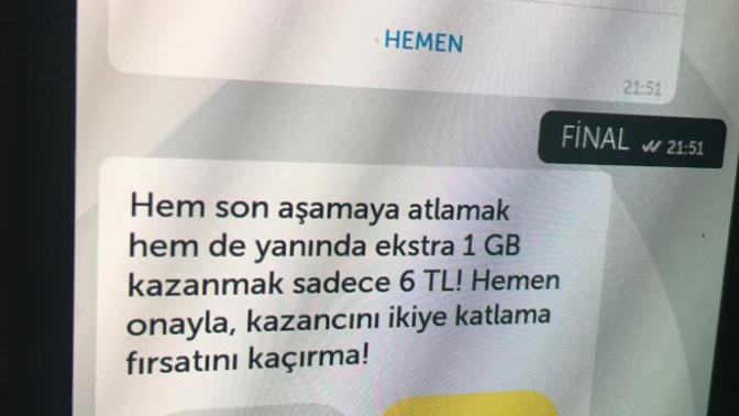Turkcell kim 1 gb ister yarışması?