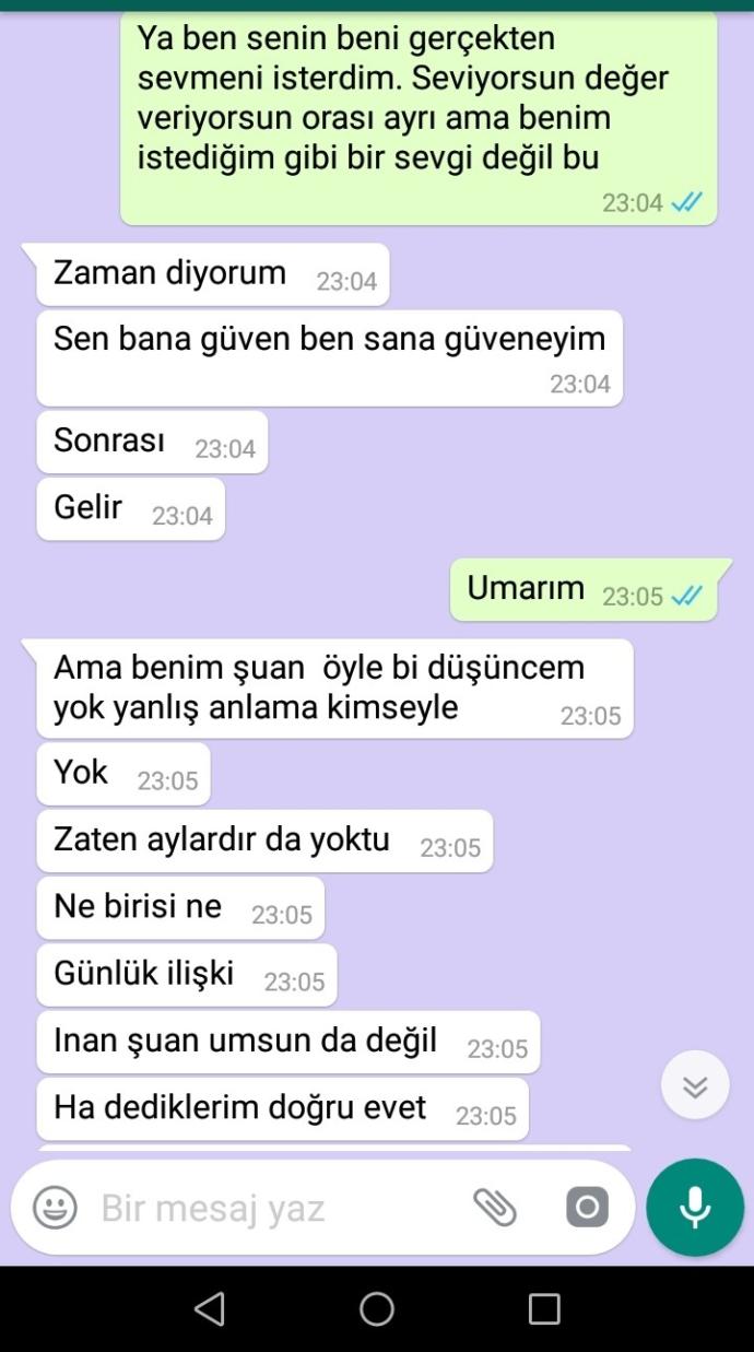 Hiç şansım yok değil mi 😔💔?