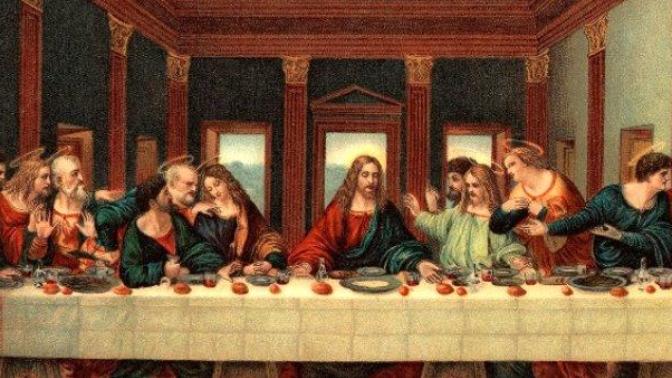 Leonardo Da Vinci'nin "Son akşam yemeği" adındaki tablosunu biliyor musunuz?