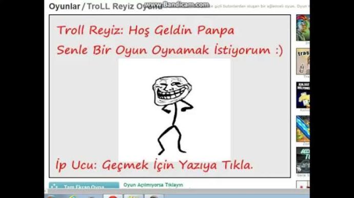 İçindeki trolj çıkar ortaya