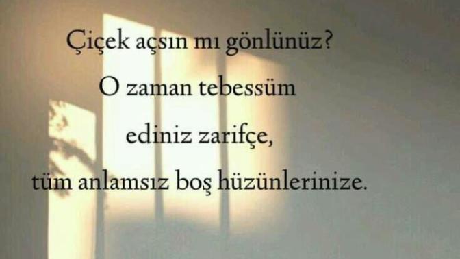 Çiçek açsın mı gönlünüz?