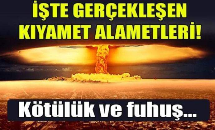 Dünya alemi kiyamette bir adım daha hazır.! Peki ya sen ebedi aleme , kıyamette hazır mısın?