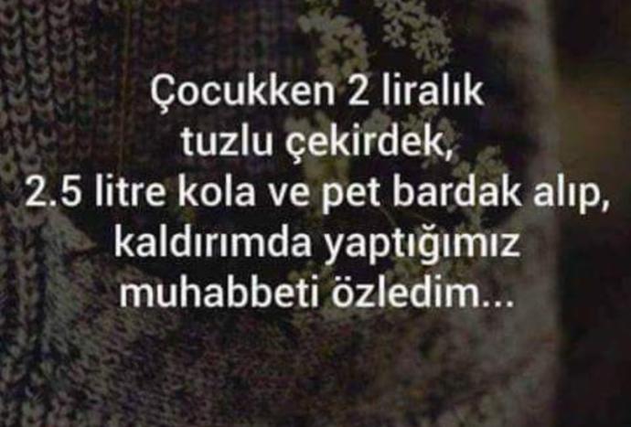 Çocukluğunuza dair en çok özlediğiniz şeyler neler?