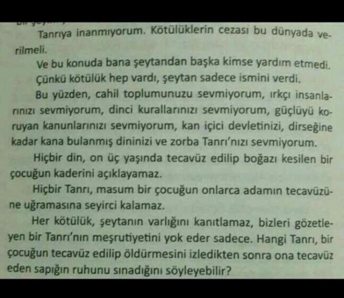Sevdiğiniz bir kitaptan alıntı paylaşır mısınız?