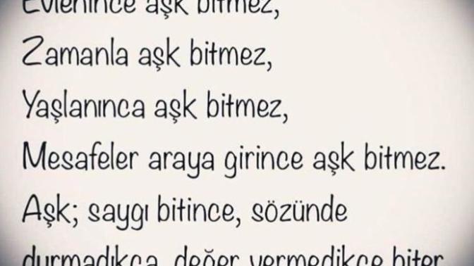 Aşk ne zaman biter?