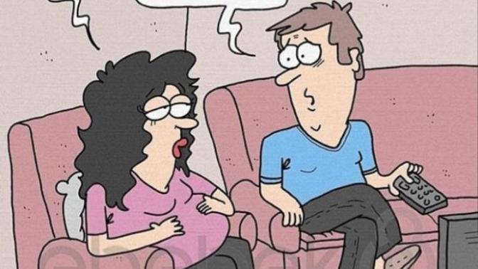 Cevrenizde hamile olup da komik seyler aseren kadinlar oldu mu?