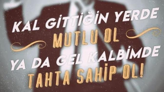 Sizi sevmeyen birine kal gittiğin yerde mutlu ol mu dersiniz, gel kalbimde tahta sahip ol mu dersiniz?