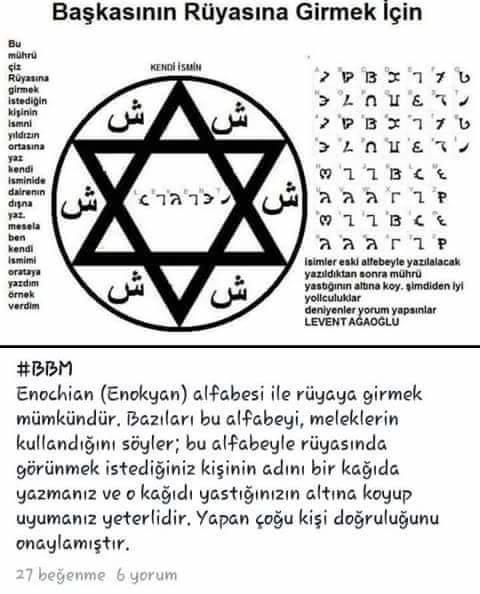 Enokyan alfabesi?