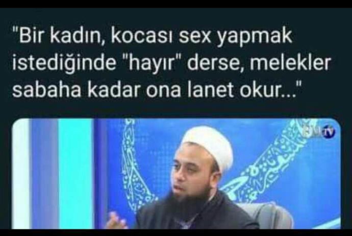 Bir kadın kocası  seks isterse hayır demesi çok günahmış doğrumu?😂?