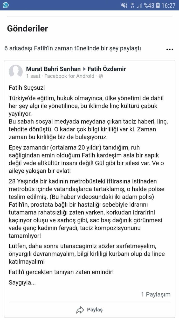 Metrobüste taciz olayından sonra ortaya çıkan tartışma: Kadınlara özel ulaşım ağı olmalı mı?