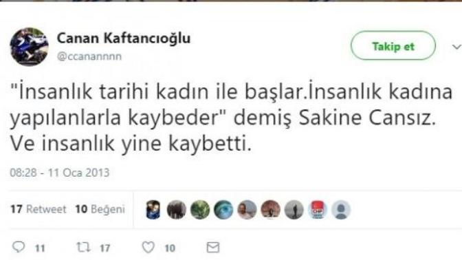 CHP'li Kaftancıoğlu: "Onu terörist olarak görmüyorum!" PKK'ın kurucu üyesi olarak bilinen Sakine Cansız terörist değil midir?