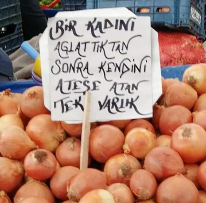Bir kadını ağlattıktan sonra kendini ateşe atan tek varlık nedir?