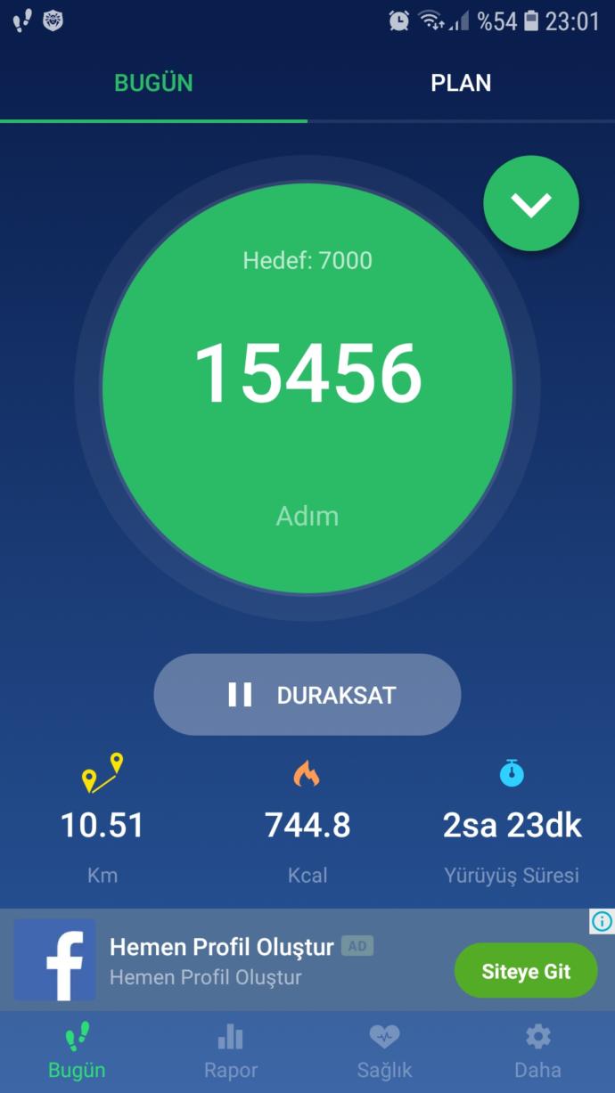 Gün-de 20 bin adım atmak iyi mi?