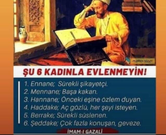 Sizce hangi tür kadınlarla evlenilmez?