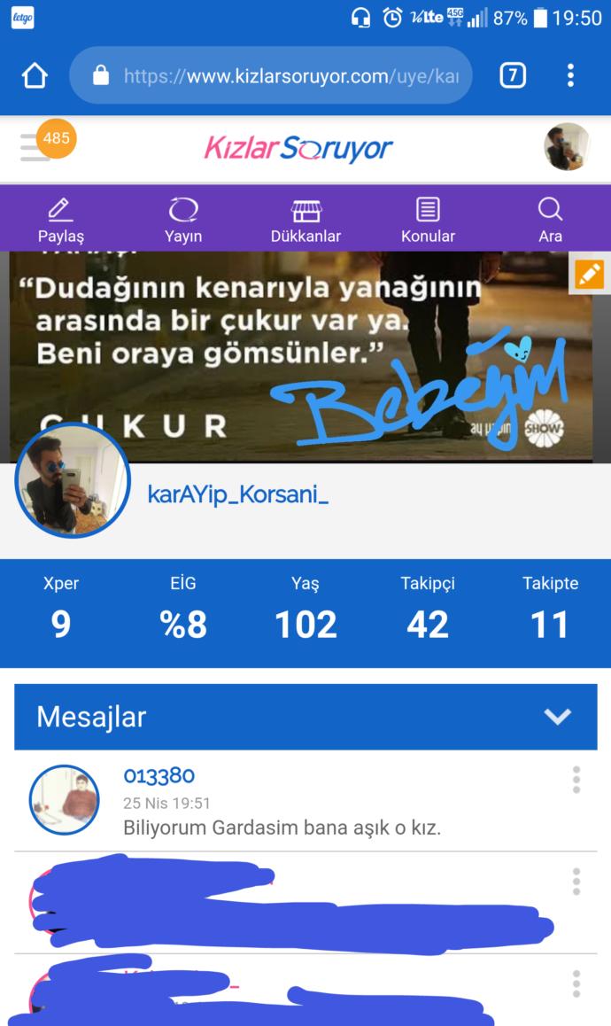 Gelecekteki eşinize burdan mesajınız nedir?