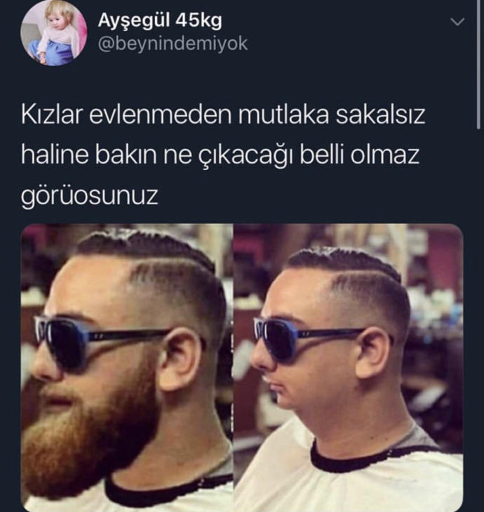 Kızların makyajı mı daha tehlikeli yoksa erkeklerin sakalı mı?