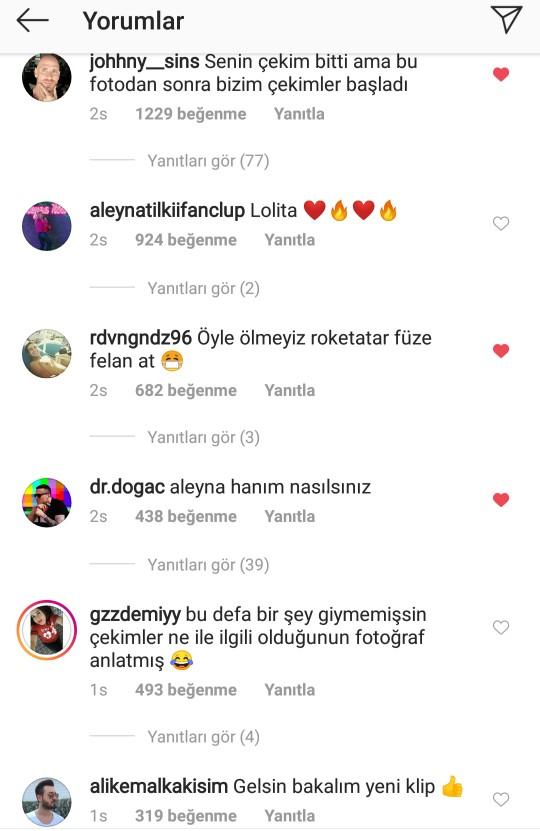 Aleyna Tilki'nin sosyal medyada konuşulan fotoğrafı sizce nasıl?