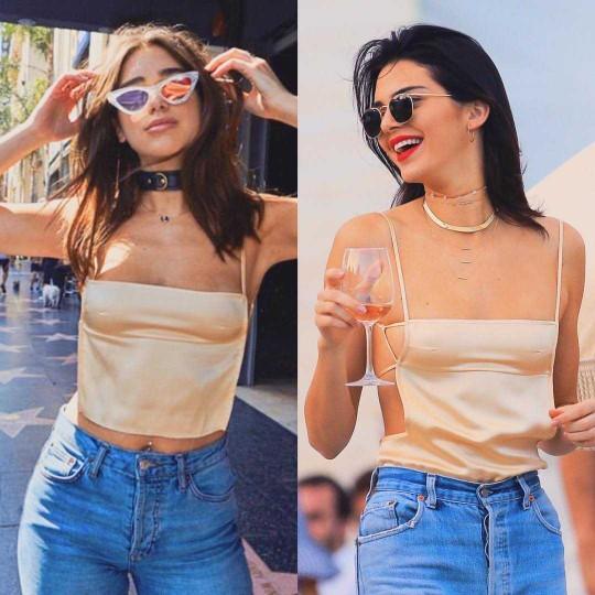 Dua lipa ile Kendall Jenner saç baş kavga etse kim döver?