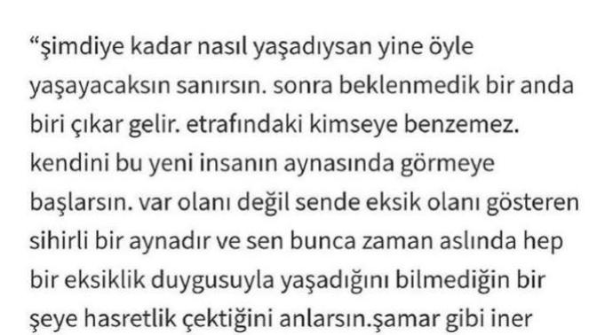 Her insanın bir yanı eksiktir; Eksik yanlarınızı tamamlayacak biri var mı hayatınızda? İlişki durumunuz nedir?