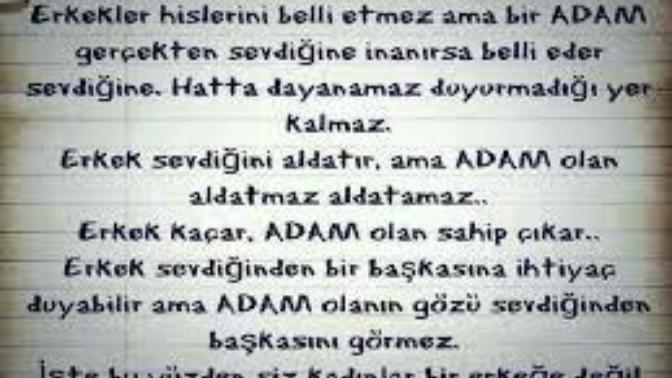 "Erkek"olmak ve"Adam"olmak adasındakı farklar nelerdir?