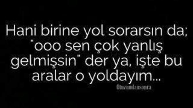 Siz hangi yoldasınız?