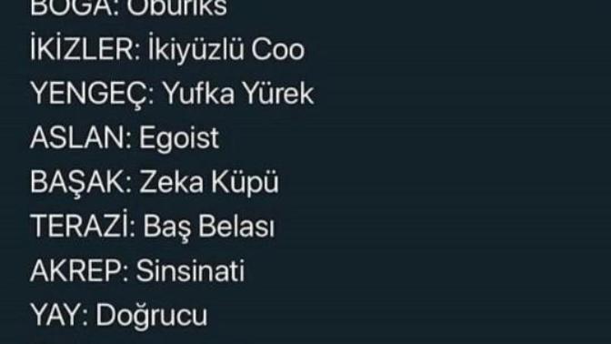 Sizinkisi hangi lakap çıkıyor?