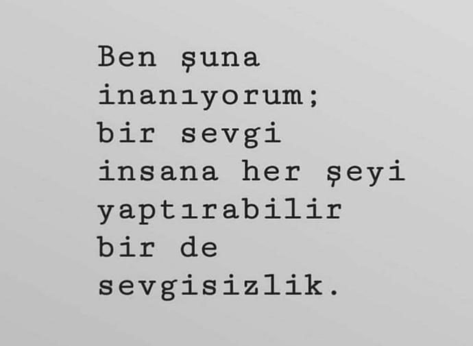 Sevgi insan neler yapılabilir …?
