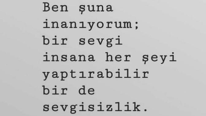 Sevgi insan neler yapılabilir …?