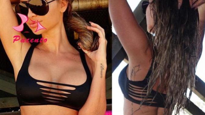Kızlar, Plajda Tanga bikini giymek isteseniz ve erkek arkadaşını sorun çıkarsa?