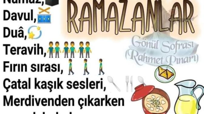 Herkese hayırlı Ramazanlar dilerim.🙏🤗 Ramazanda yapmayı en çok sevdiğiniz durumlar nelerdir?