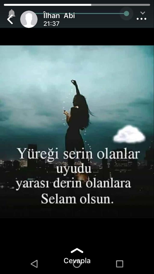 Yüreği serin olanlar uyudu yarası derin olanlar nerde acaba?