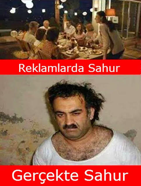 Sahurcu tayfayı  bir  görelim?