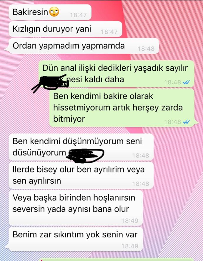 Sizce benimle ilerisini düşünmüyor mu?
