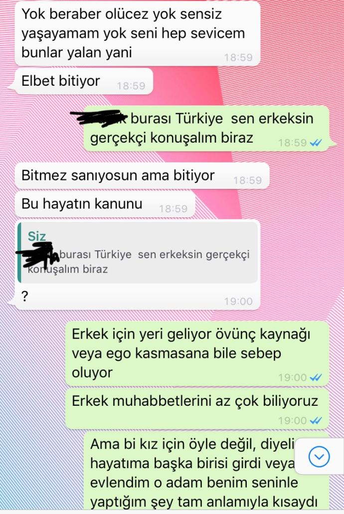 Sizce benimle ilerisini düşünmüyor mu?
