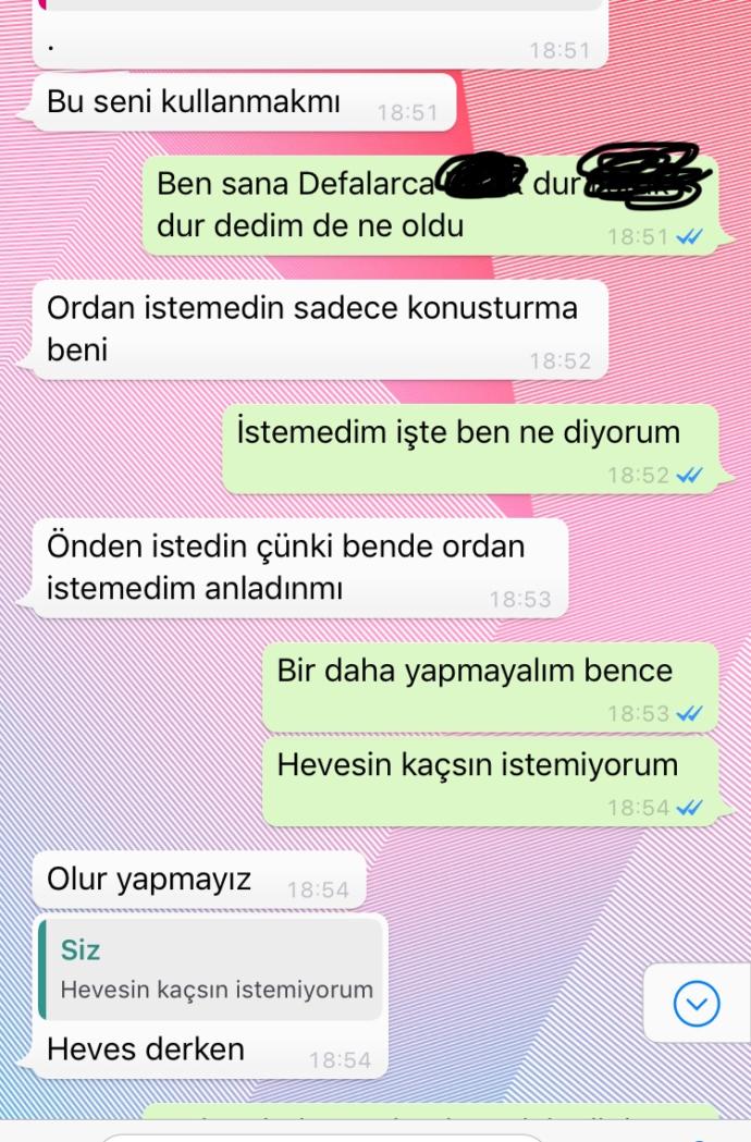 Sizce benimle ilerisini düşünmüyor mu?