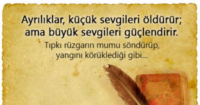 Küçük ayrılıklar, mesafeler aşkı güçlendirir mi?